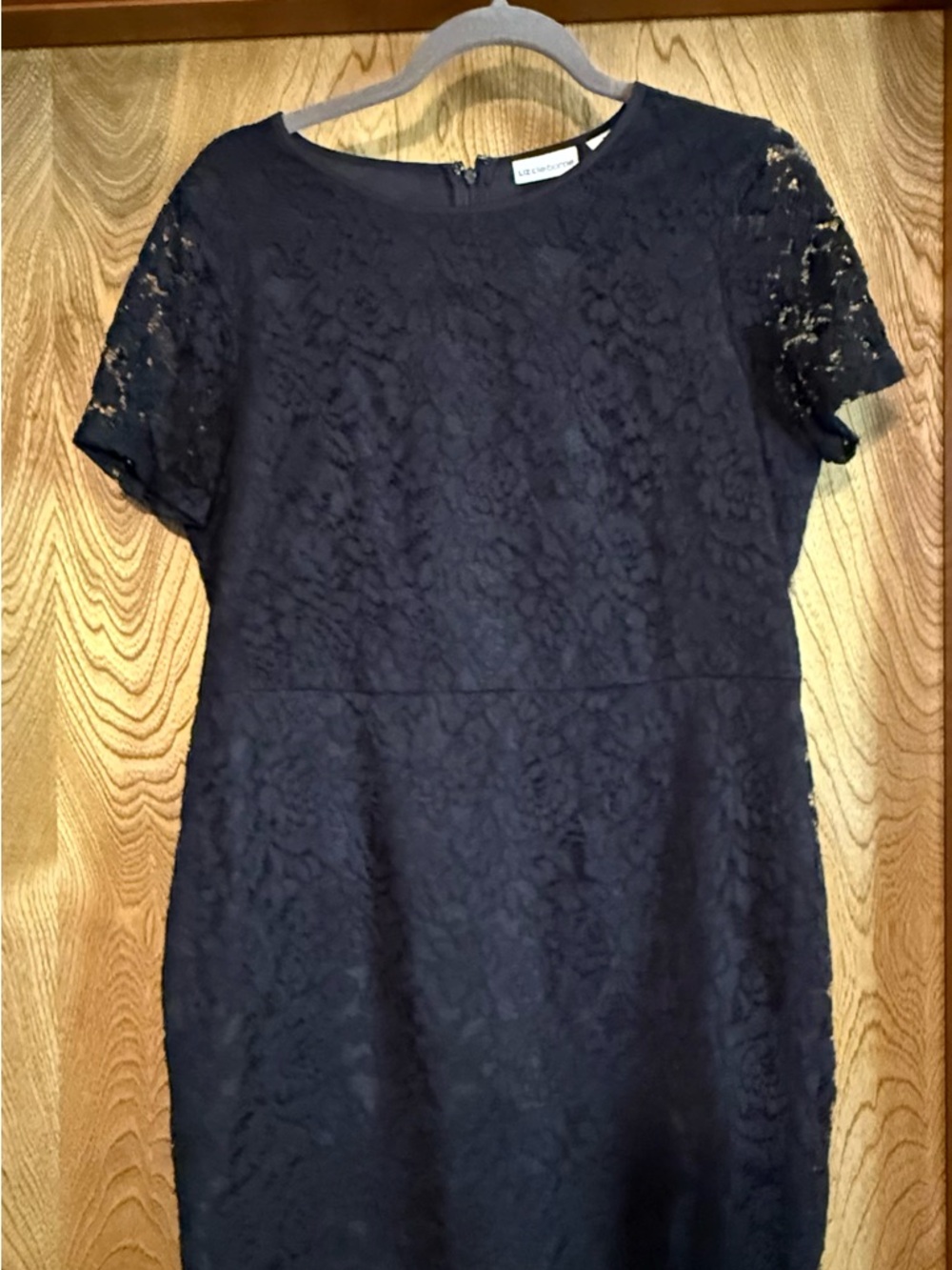 Liz Claiborne Black Lace Midi Dress